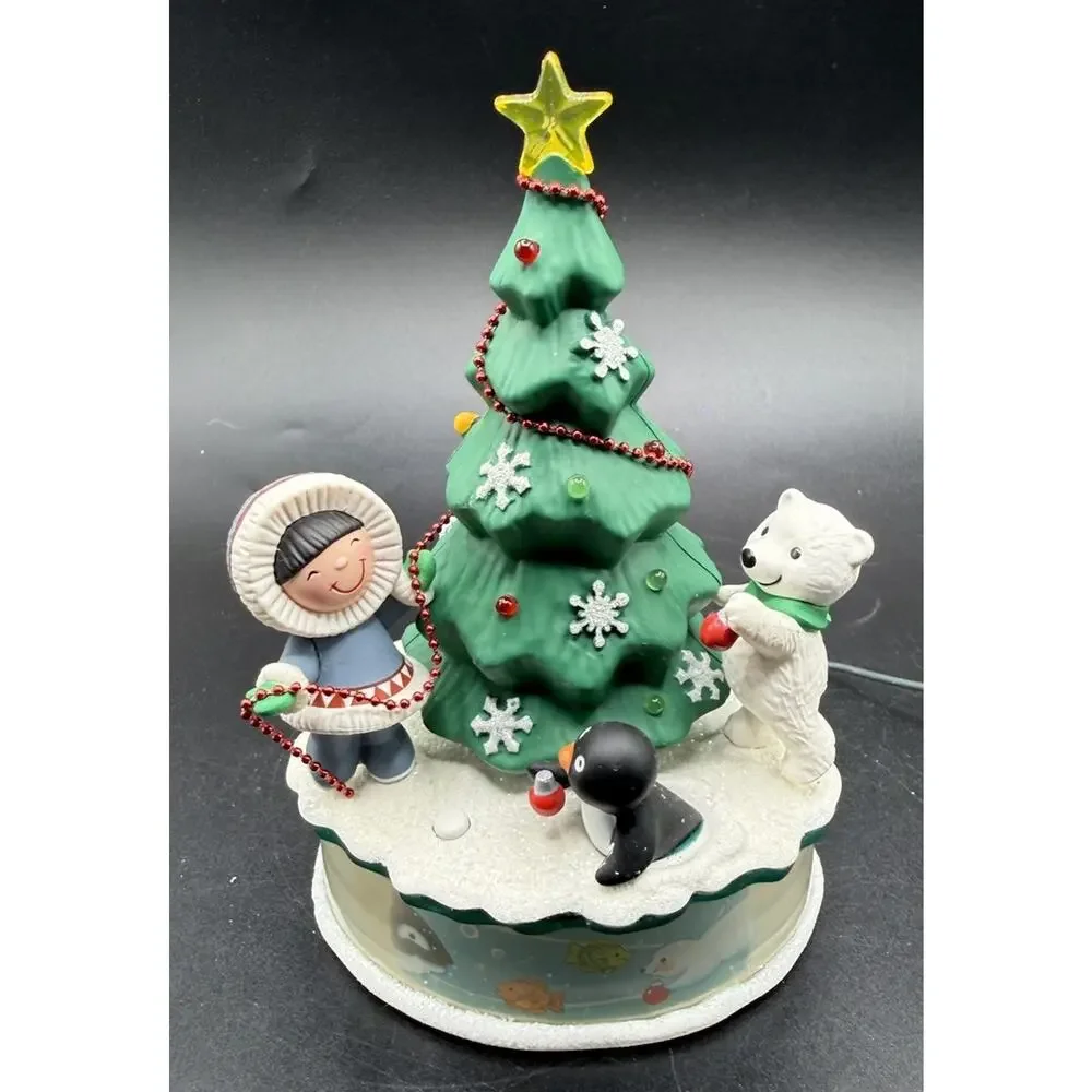 Hallmark Frosty Friends Trimming The Tree Magic Cord Ornament No Box EUC -Lo24